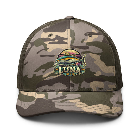 Camouflage trucker hat